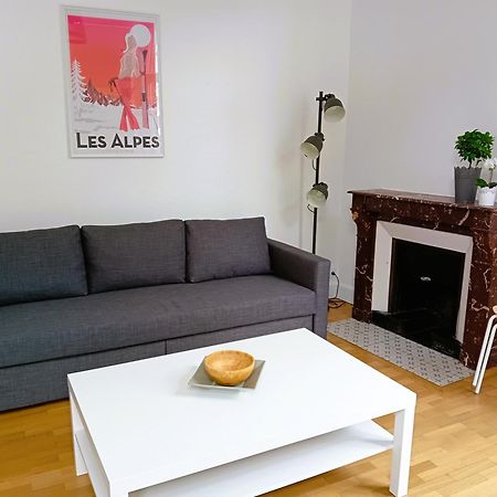102 - Appart Renove Avec Grand Salon Et 1 Chambre - Tram Et Clinique Mutualiste A 1 Min Grenoble Bagian luar foto