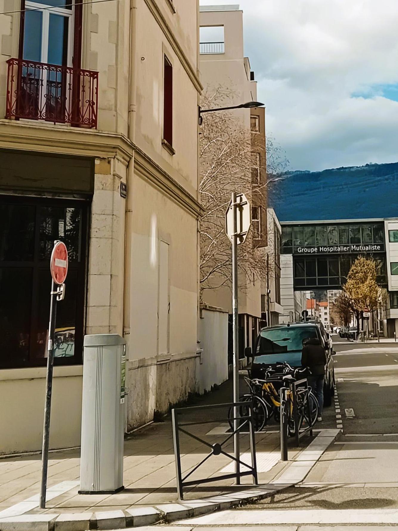 102 - Appart Renove Avec Grand Salon Et 1 Chambre - Tram Et Clinique Mutualiste A 1 Min Grenoble Bagian luar foto
